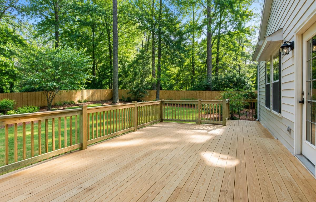 Deck, Patio & Fence atmospheric stock photography